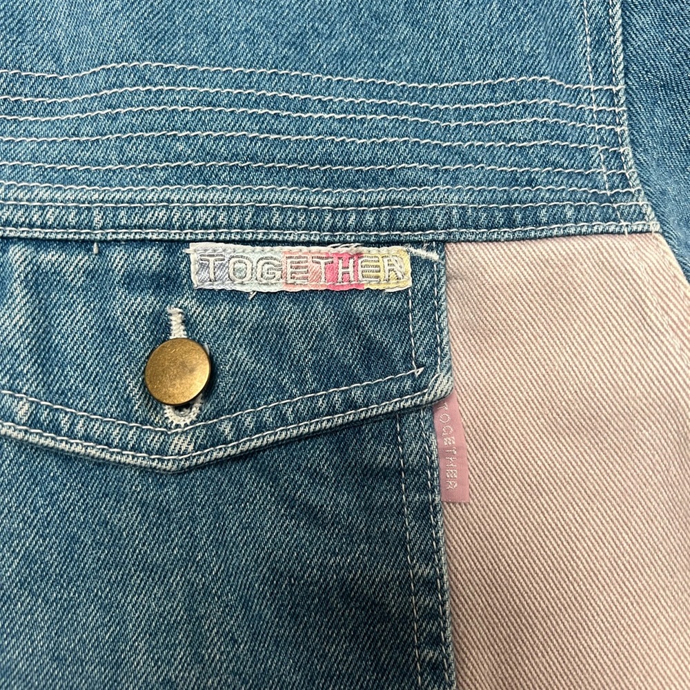 Together Vintage Denim Patchwork Jacket - image 3